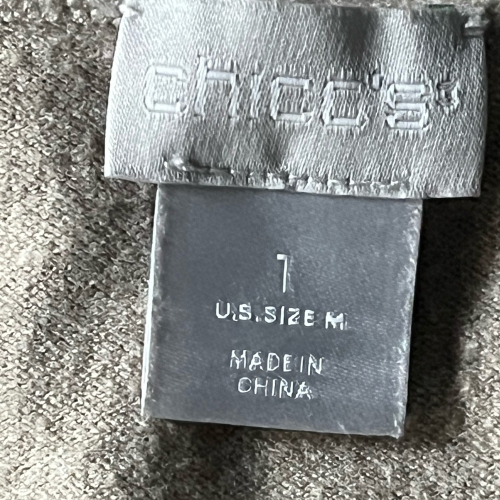 Chico’s caviar trim V-neck sweater - Picture 3 of 6